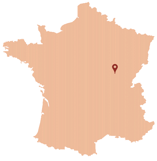 Beaune sur la carte